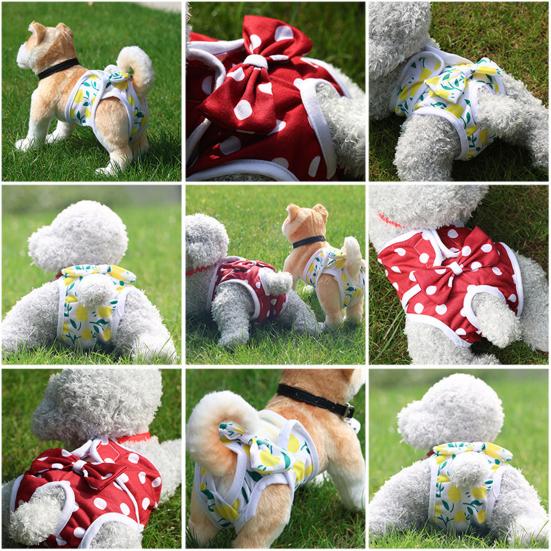 Pet Menstrual Pants Reusable Dog Diaper Comfortable Leak-Proof Comfortable Pet Physiological Pants Pet Supplies