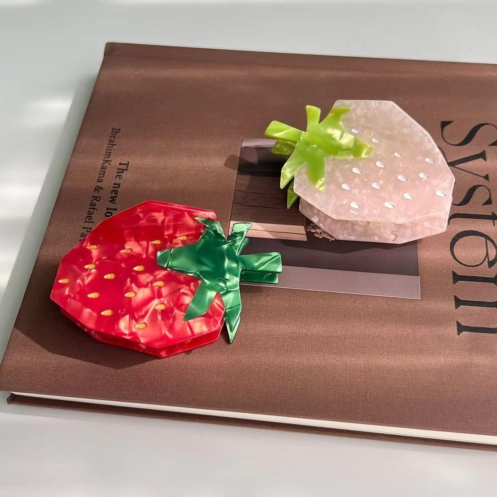 Acetate Fruit Claw Hair Clips Handmade Ponytail Clip New Hairpin