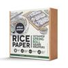 Urban Platter Square Rice Paper Sheets, 400g (Vietnamese Spring Roll Wrappers | Gluten Free | 22 cm Each | Easy to Roll)