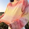 Handmade Gradient Silk Baby Alpaca Yarn for DIY Knitting: Sweater, Shawl, Scarf