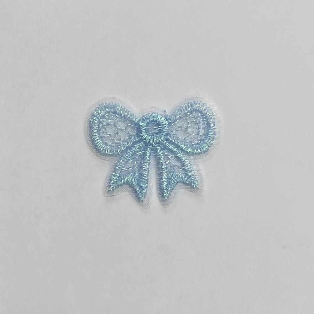 20pcs European Style Bowknot Applique Mini Mesh Embroidery Patch DIY Accessory Material Exquisite DIY Handmade Accessories