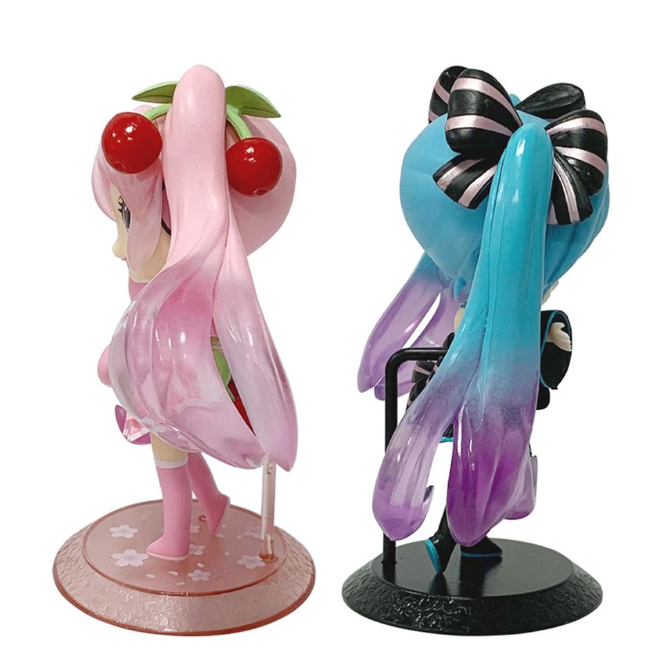 NewHatsune Miku Game Character Hatsune Cartoon Doll Exquisite Girl Doll Model Toy Home Car Ornament Children Charm Birthday Gift