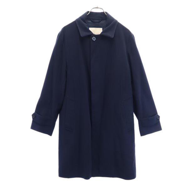 MACKINTOSH PHILOSOPHY Sanyo Shokai Stainless collar coat 38 Navy blue Men's Used