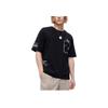 FILA New Pocket Letter Print Casual American Vintage Short Sleeve T-Shirt Men Tops Deep-Black T11M326103A-BK