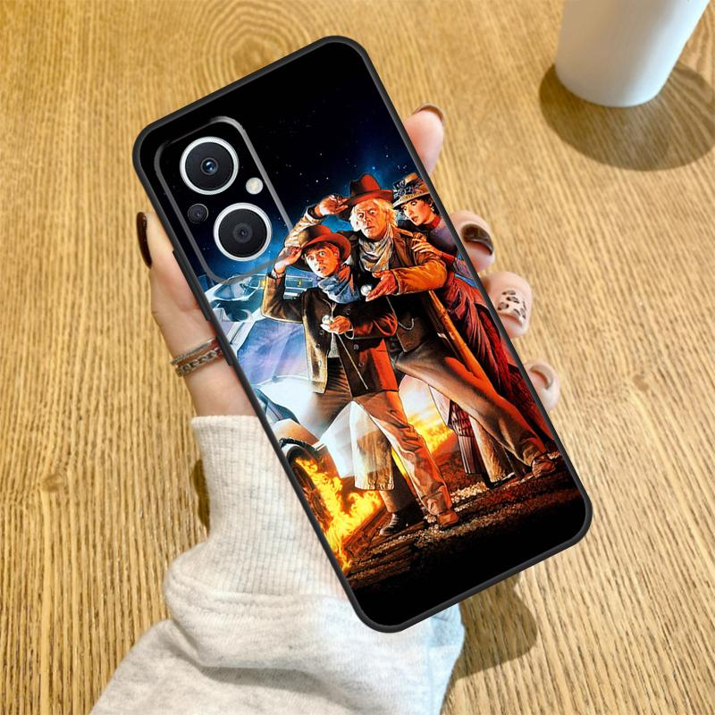 Back To The Future Funda For OPPO Reno 10 11 12 13 14 Pro 14F 13F 12F 11F 7 8 Lite OPPO Find X5 X8 X9 Pro Case