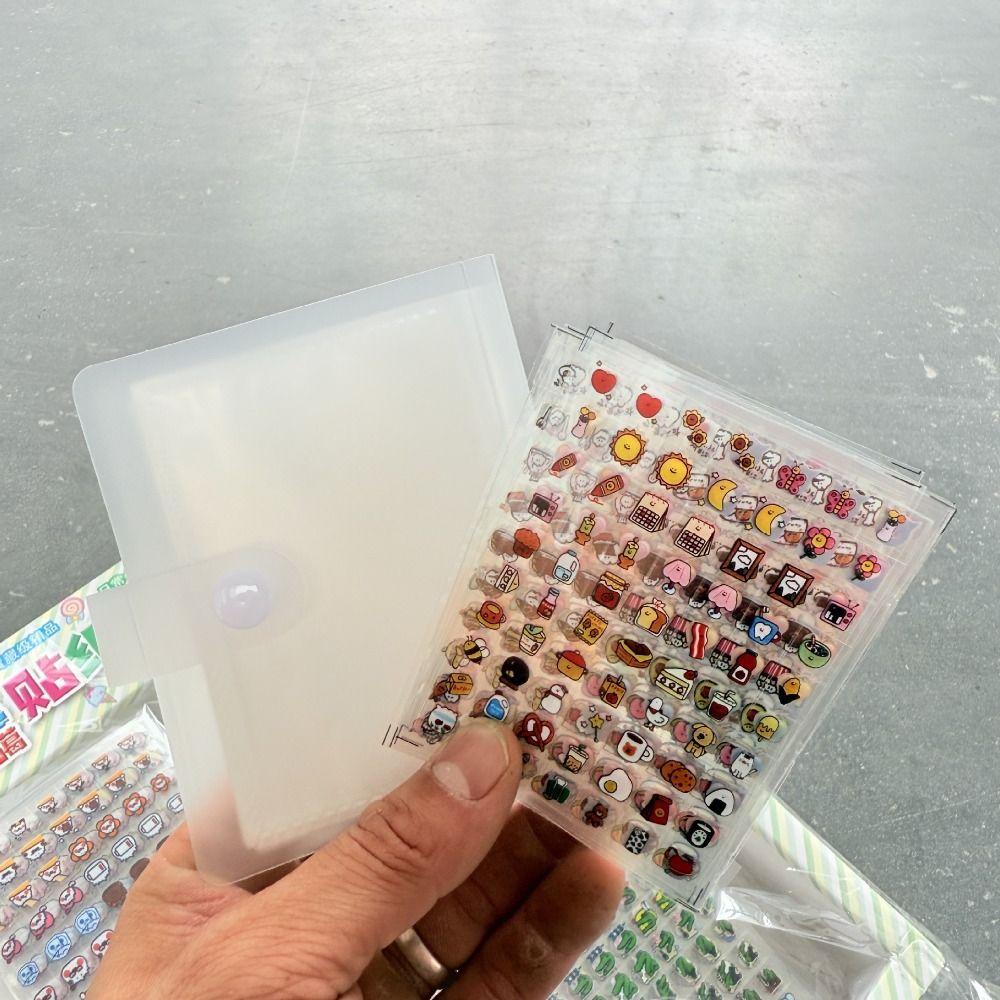Empty Nail Stickers Album Transparent Nail Accessories Organizer  Accessories Storage