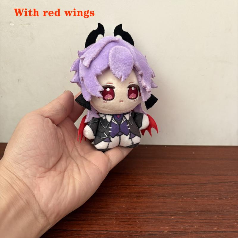 Upgrade Mit Schwarzen Oder Roten Fledermausflügeln Anime Spiel Charakter Genshin Impact Durin Plüschtiere Tasche Schlüsselanhänger Anhänger Dekoration Plüschtier Puppe About 10cm