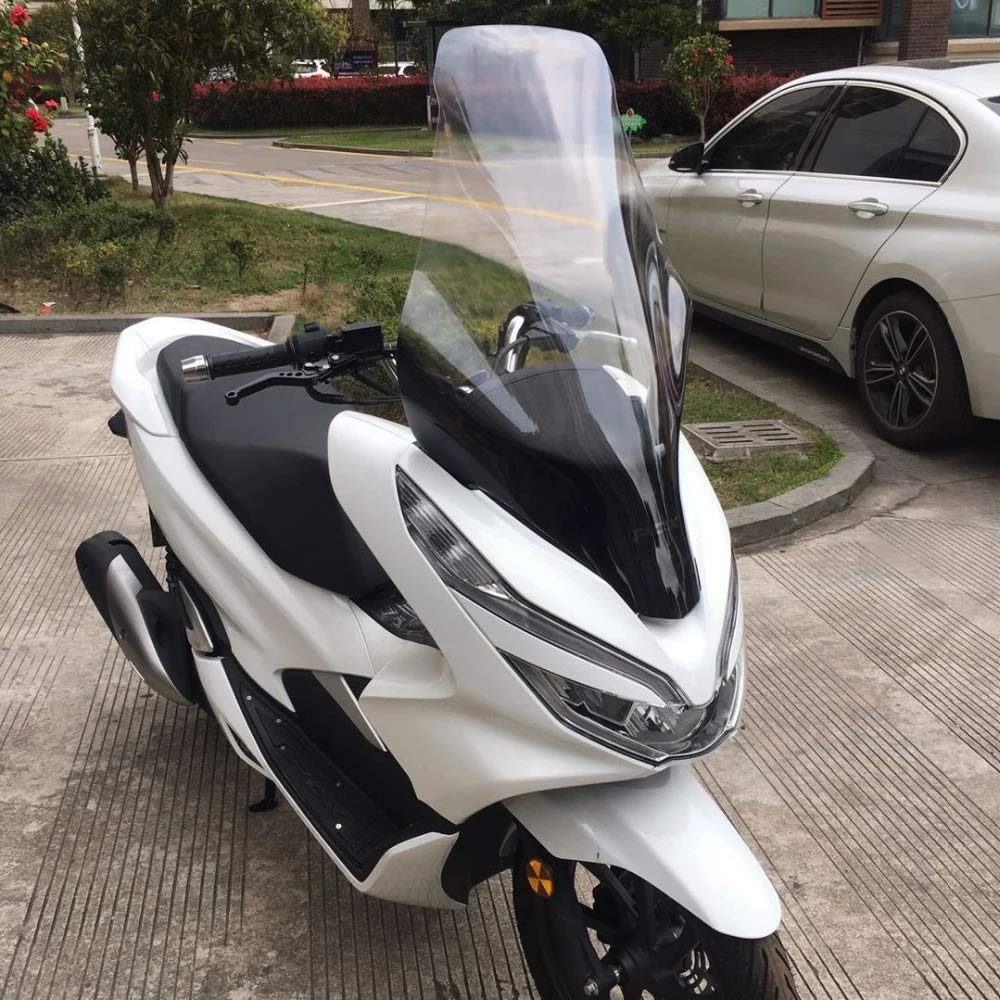 YUANYE Motorrad-Windschutzscheibe für PCX125 PCX150 2018 2019 2020 2018-2019 Aktualisiert