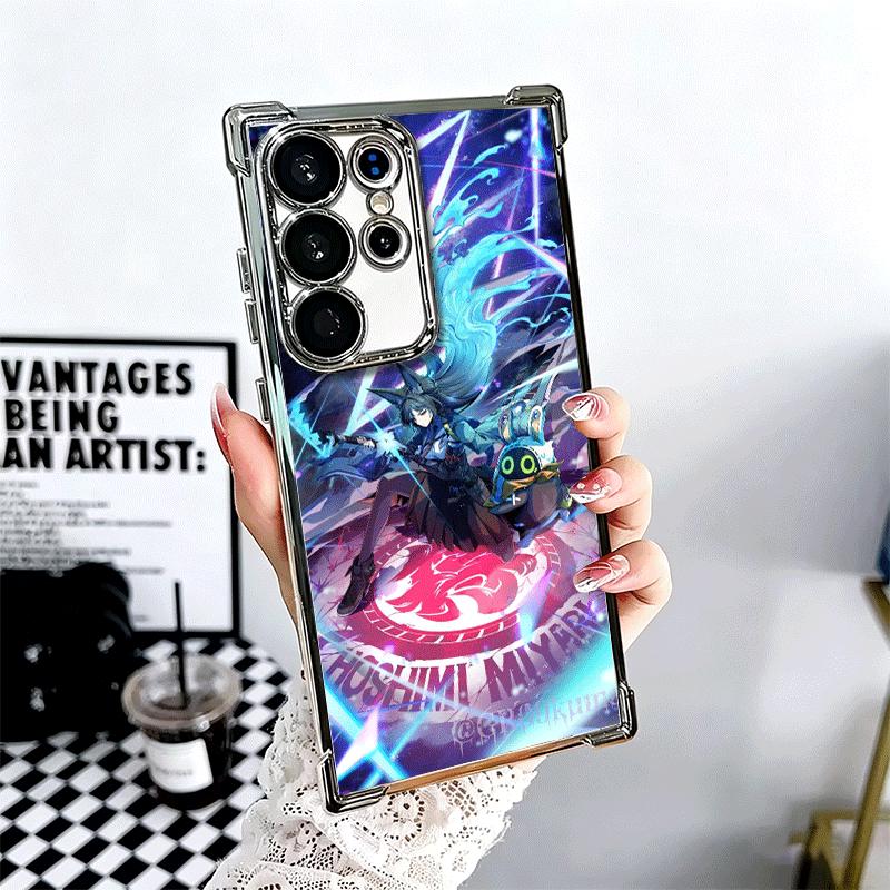 

Zenless Zone Zero Hoshimi Miyabi Soft Phone Case For Samsung Galaxy S26 Ultra S25 Edge S24 FE S23 Plus S22 S21 + S20 Plating Ant Samsung S25