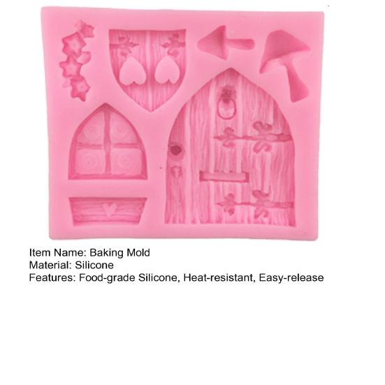 Silicone Baking Mold Fondant Mold for Chocolate Candy Ice Cream Unique Shaped Dessert Mold for Home Use