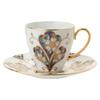 Noritake Coffee Cup Homage Fine Porcelain & Saucer, 160cc, Collection, (Premium White), T2403/H-771
