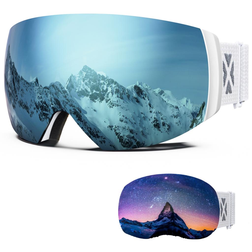 Juli Brand Professional Ski Goggles Double Layers Lens Anti-Fog Uv400 Skiing Glasses Snow Goggles Men Women Gift Cover M6