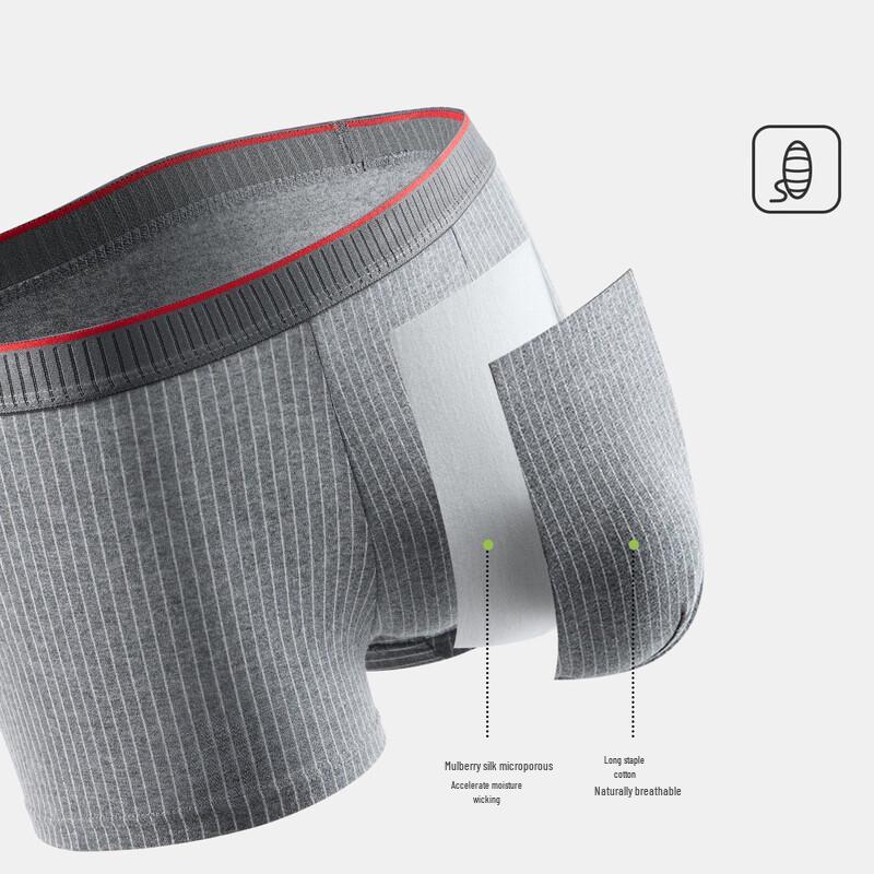 Calzoncillos Bóxer Antibacterianos de Algodón Puro y Seda para Hombre Cosmo Lady