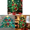 Christmas Tree Costume Set With Bow For Cosplay Holiday Parties