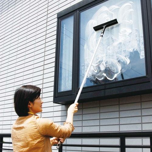 Azuma ONYX Jumbo F Long Glass Wiper, 33cm Wiping Width, 153-254cm Total Length, Long Type Reaches Tall Windows, OX341