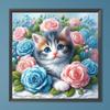 Animal Series Diamond Art Kits for Home Wall Decor Round Full Drill Dimond Art Paintings Diamond Dots Gem Art 15.75 X15.75 In