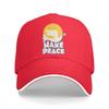 Typography Baseball Cap Unisex Hats Visor Protection Snapback Peace Dove Gifts Caps