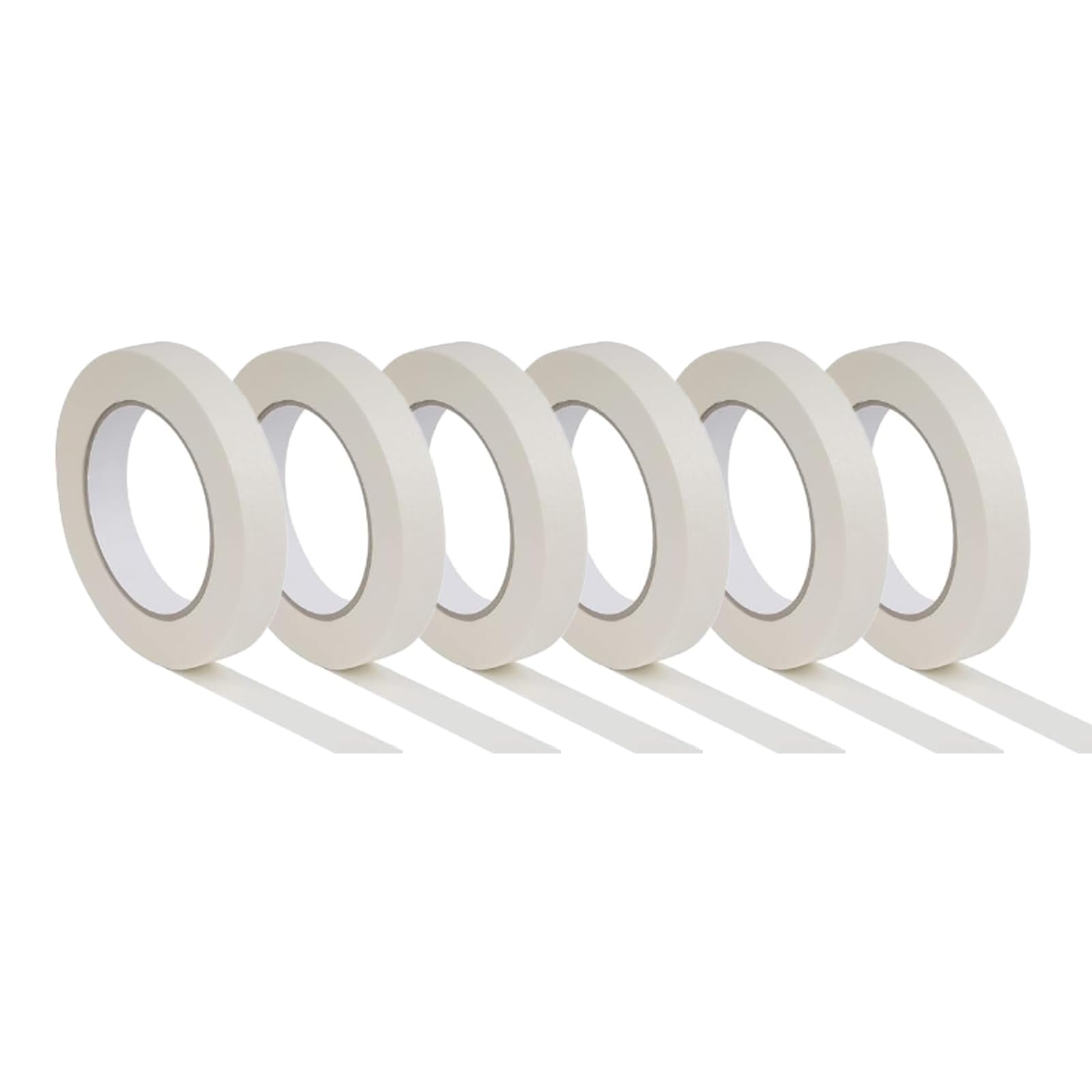 

BaraRose Белая маскировочная 15мм x Черчение Черчение с мелованной бумагой ленты, 20м, Многоцелевая, Живопись, Ремонт, Лента, Строительство, Лента, (Пакет 6)