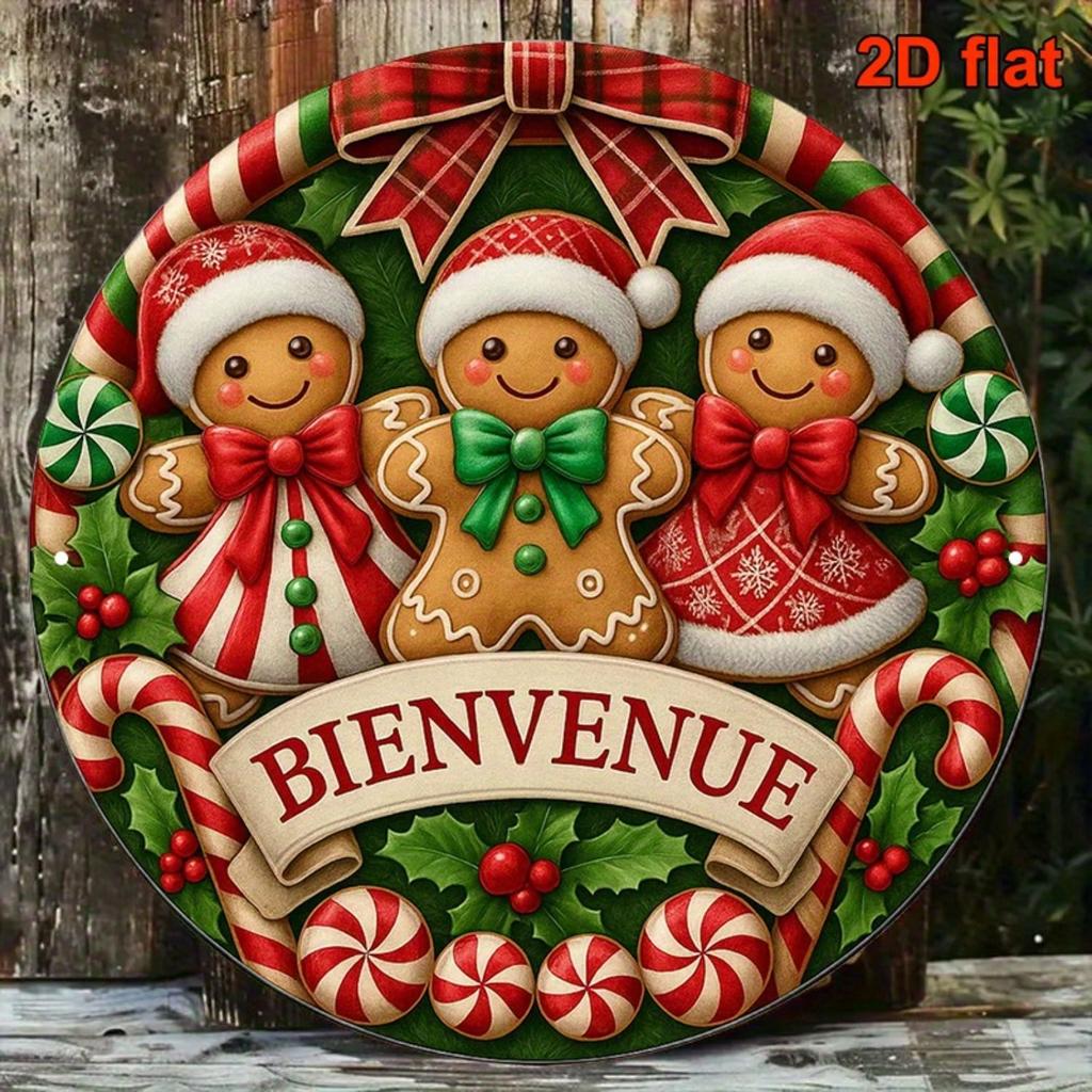 2D Flat Metal Wall Sign Decor