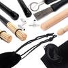 Drum Rod Sticks Set Wire Brushes Drum Key Percussion Instrument Accessories for Jazz Folk Acoustic Music Lover