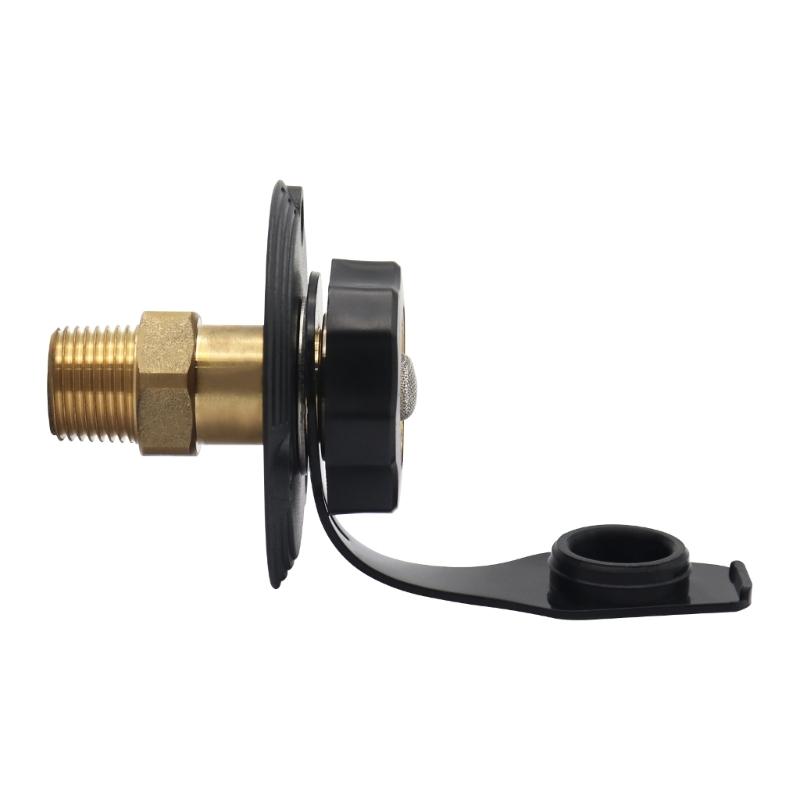 Leak Resistant RVs Water Connection Kit Lead Free Brass Components And Universal ABS Housing Water Fill Hatches Inlet