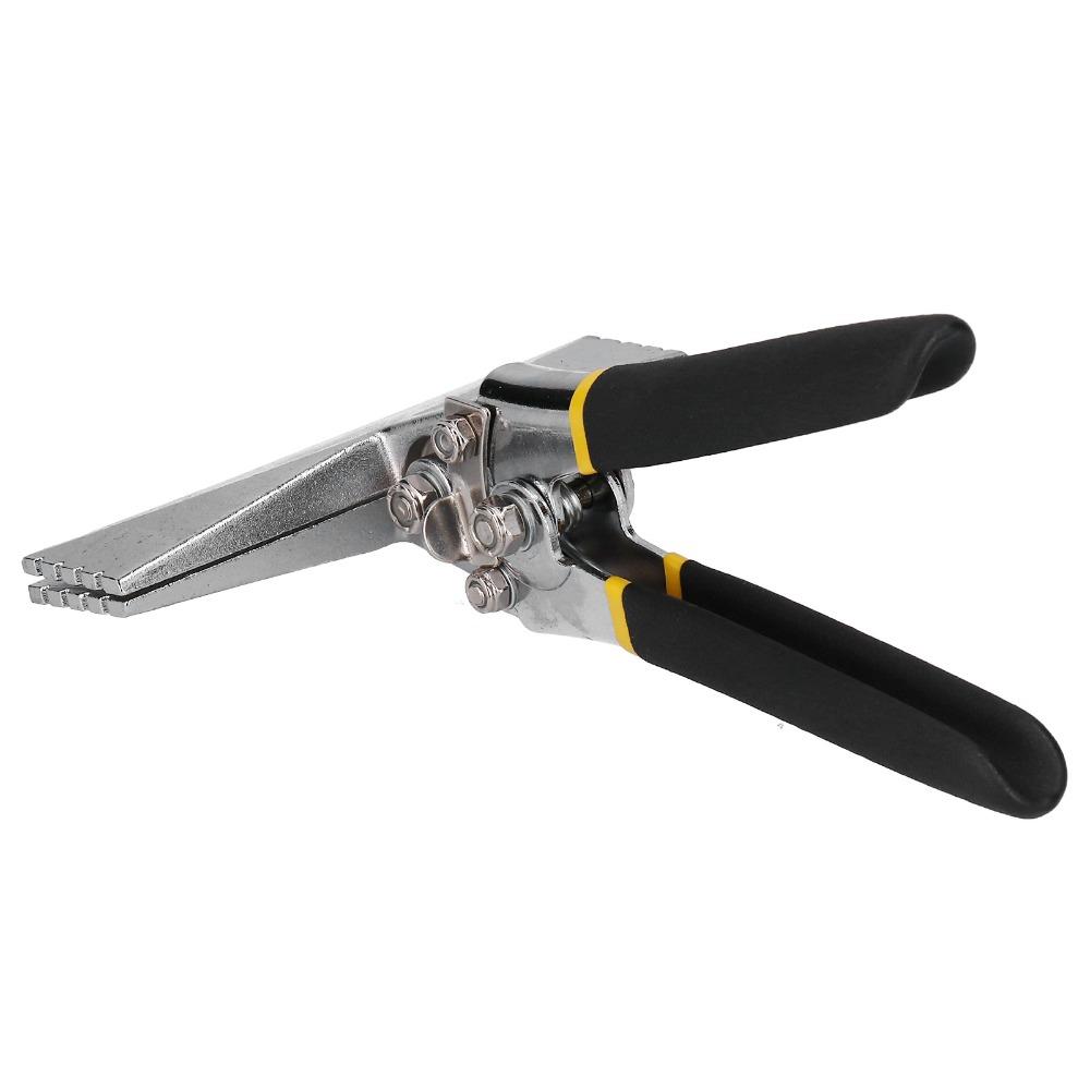 Ergonomic Handle Hand Seamer Pliers 6 Inch Offset Straight Jaw Seamer HVAC Ductwork