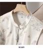 New Chinese Style Printed Vest Jacket for Women