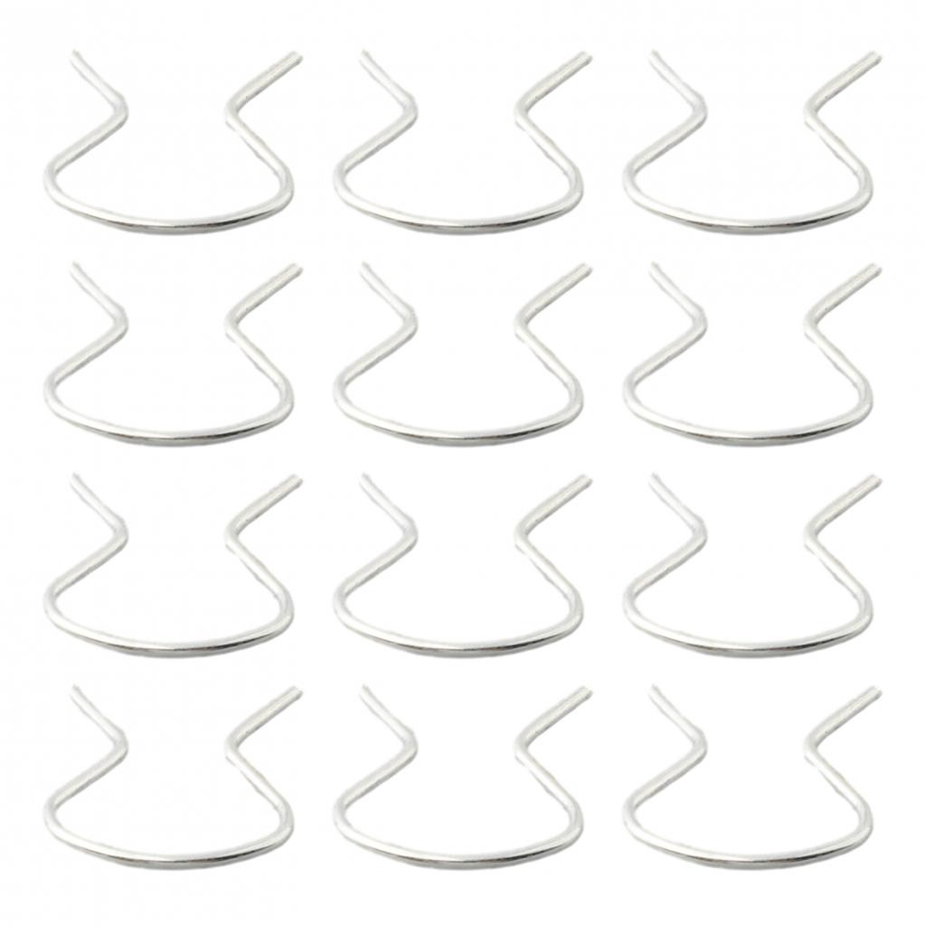 Crank Retainer Door Handle Wind Horseshoe Clip Set Sliver