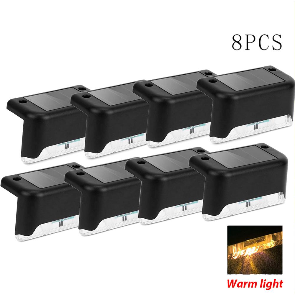 Mini Solar LED Deck Lights Garden Step Sun Power Waterproof Lamp Outdoor Balcony Fence Stairs Decoration Small Night Light