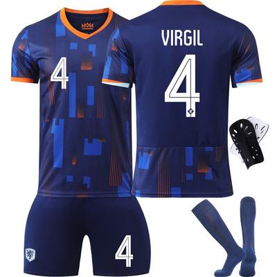 Dutchman's European Cup Football Uniform No. 4 10 11 21 Adult Children's Suit Jersey
