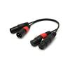 XLR Male To Female Microphone Cable, Balanced Twin, Shielded Audio