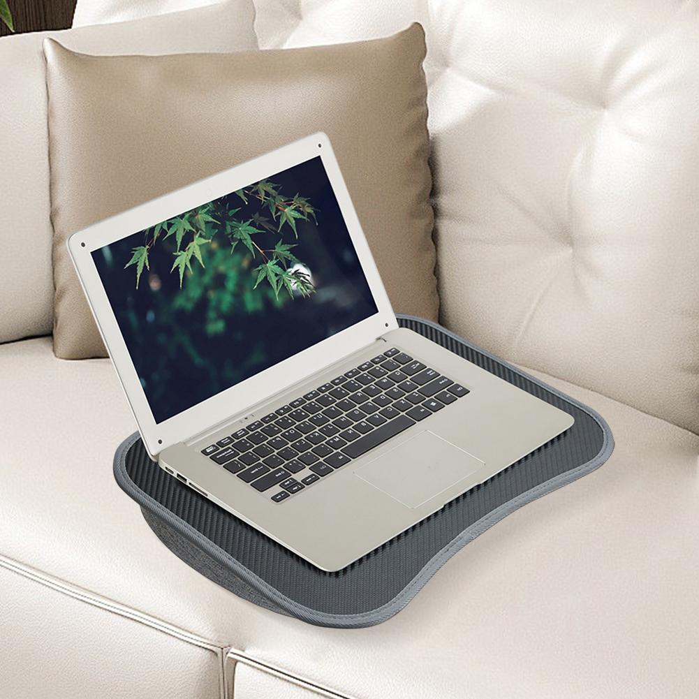 Laptop Lap Desk with Soft Pillow Cushion Multifunctional Laptop Desk Small Pillow Table for Work Game
