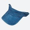 Unisex Korean Style Outdoor Washed Denim Baseball Cap with Sunshade