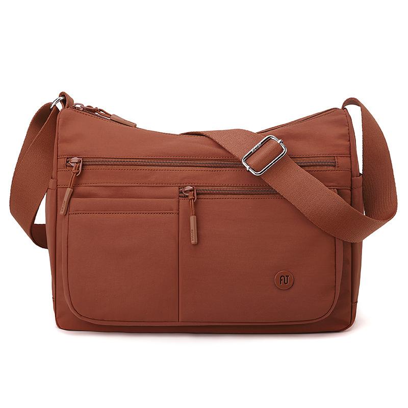 

Женская уличная сумка большой вместимости, на плечо, кроссбоди, многосекционная сумка для мамы оранжевый