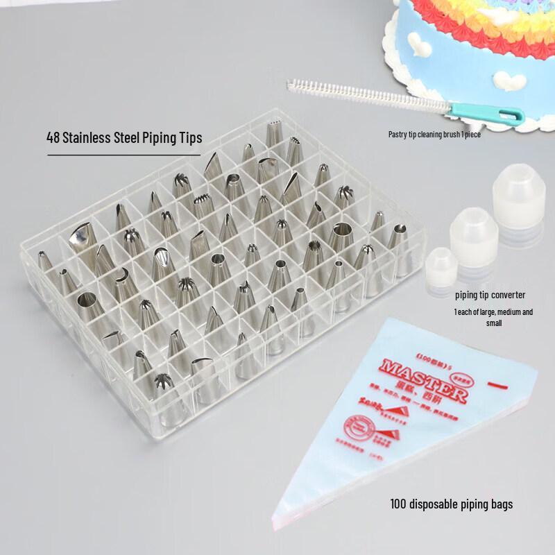 Qiwei 24-Piece Baking Piping Nozzle Set