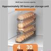 Plateau à œufs transparent multicouche pour réfrigérateur Construction en plastique durable et accès facile Visibilité Contenant à œufs pour réfrigérateur