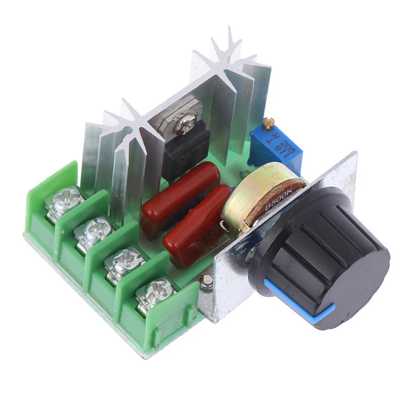 2000W Ac 50-250V 25A Adjustable Motor Speed Controller Voltage Regulator
