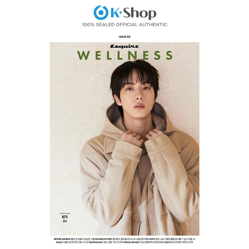 [Vorbestellung] ESQUIRE WELLNESS - JIN(Bts) TITEL [OKTOBERAUSGABE 2026] Mit Übersetzung (EXKLUSIVER VORTEIL VON SIXKSHOP)