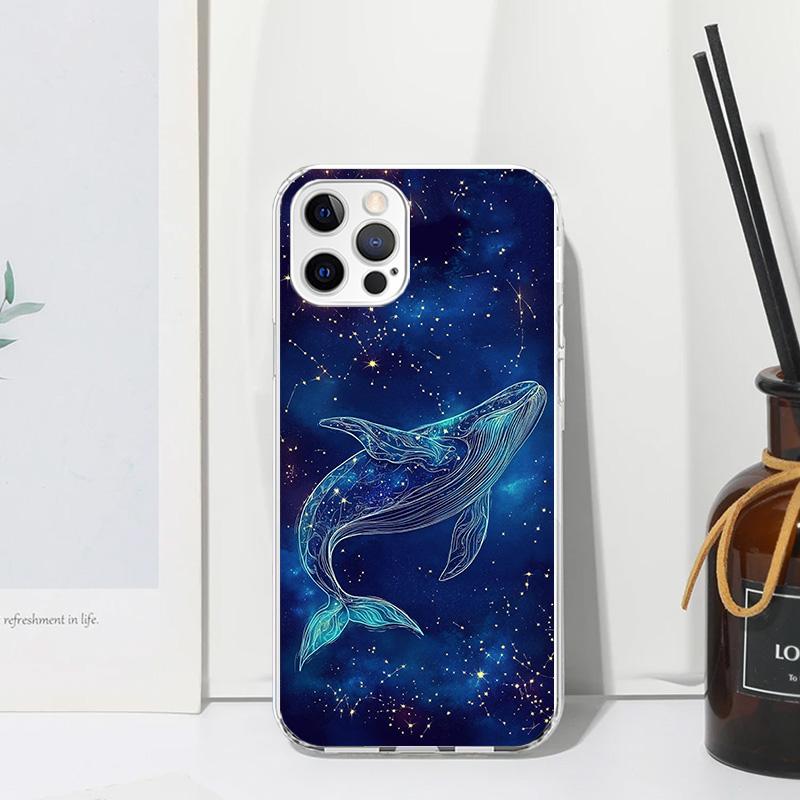 Humpback Whale Sea Giant Phone Case For Iphone 17 Air 16 15 Plus 16E 14 Pro Max 13 Mini 12 11 7 8 SE Fundas Soft Back Cover 17 A