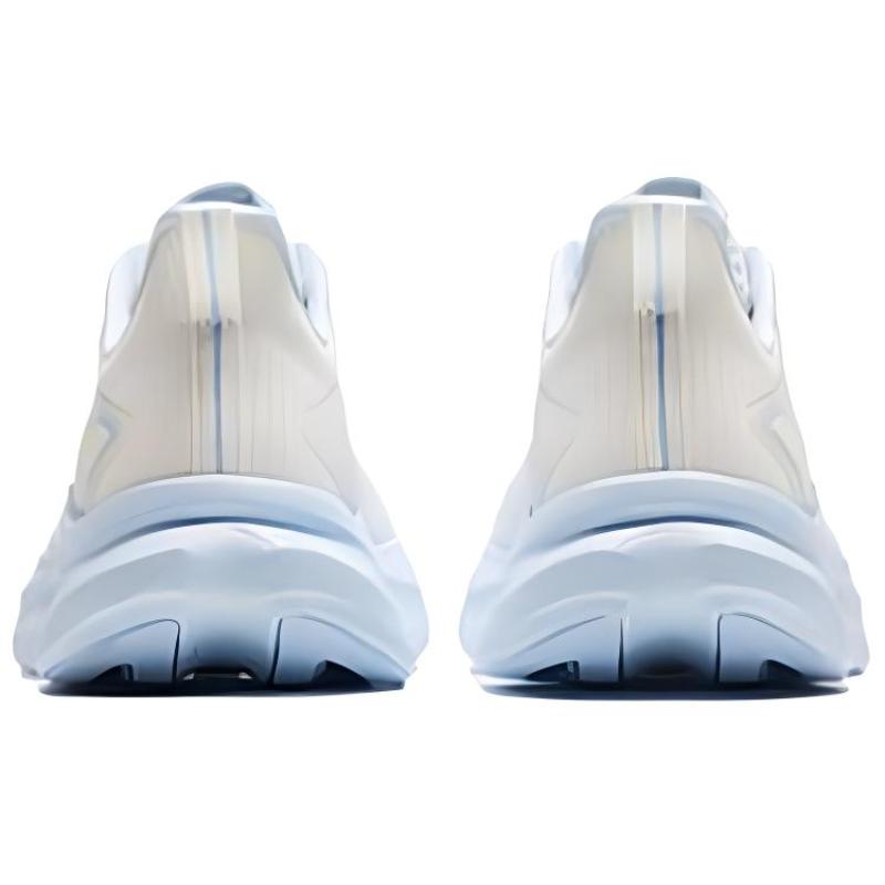 Anta Cushioning Breathable Lightweight Low Top Casual Running Shoes Women's White Blue Sneakers 922425506-3