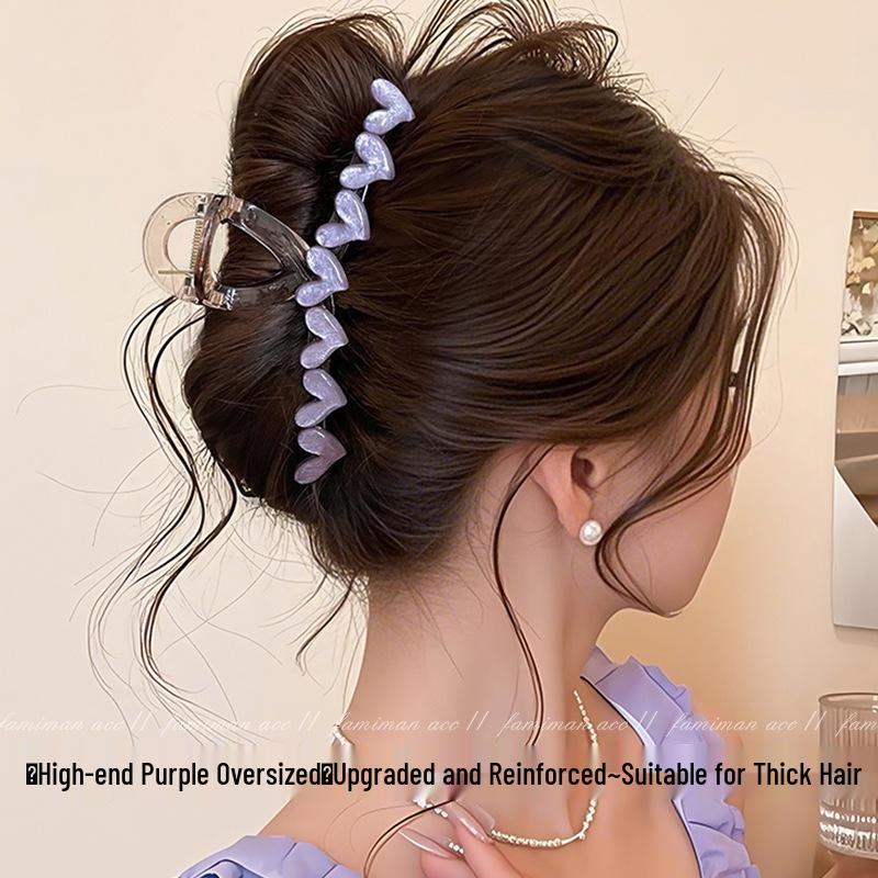 Women's Claw Clip for Fine Hair - 2025 High-End Medium Shark Clip for Bun Hairstyles