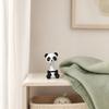 3D Printed Panda Desk Ornament, Retractable Rotating Cute Animal Figurine, Mini Fidget Stress Relief Toy for Home Office Decor