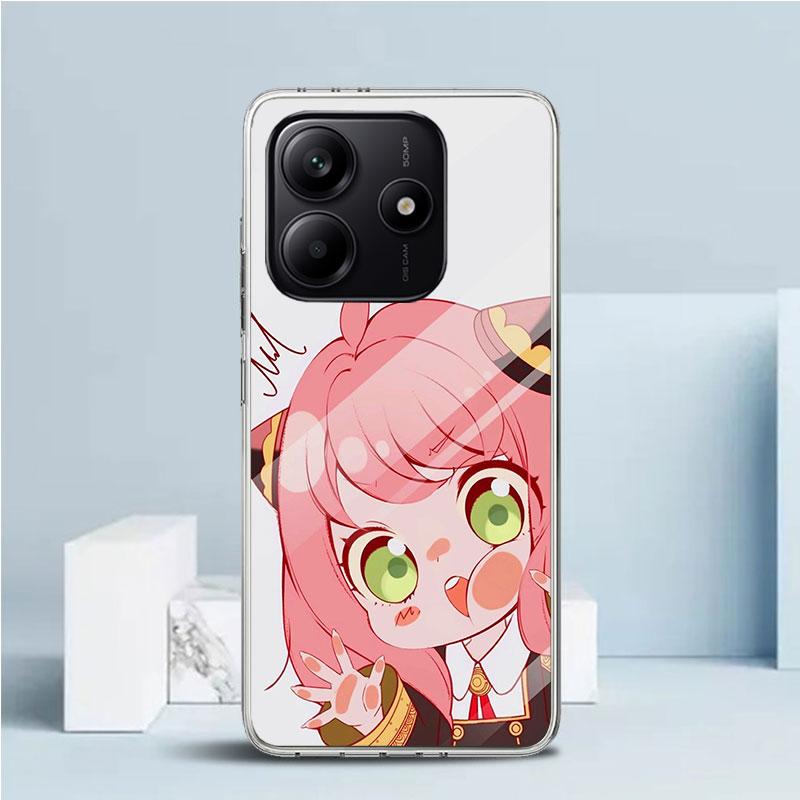 S-Spy Family Anya Phone Case For Xiaomi Redmi Note 15 14 14S 13 12S 12 Pro Plus 11S 11 11T 11E 10S 10 + Soft TPU Back Cover Redm