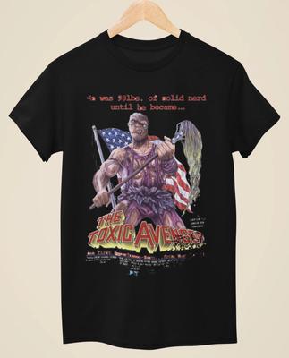 The Toxic Avenger - Movie Poster Inspired Unisex Black T-Shirt