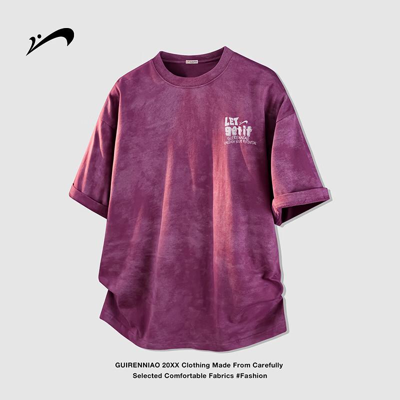 Guirenniao Unisex American Tie-Dye Short Sleeve T-Shirt 2XL