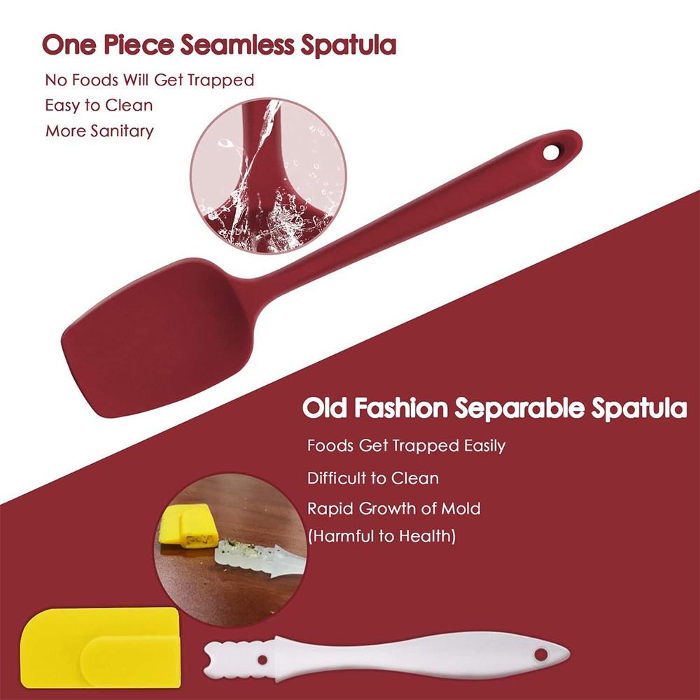4PC Silicone Kitchen Cooking Utensils Heat Resistant Non-Stick Baking Tools