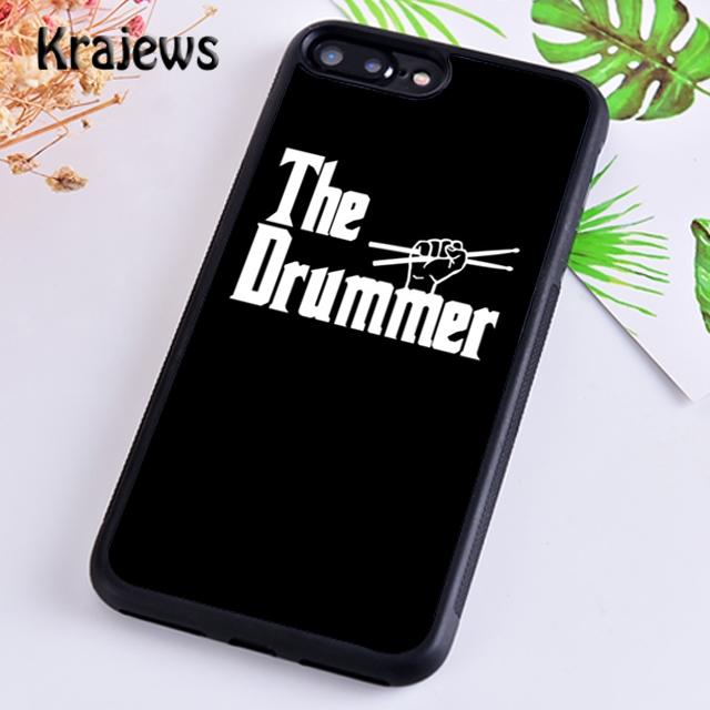 Krajews Musikinstrument Trommel Handyhülle Cover Für iPhone 14 5 6s 7 8 plus X XR XS 11 12 13 pro max Samsung S21 S22 ultra Plus