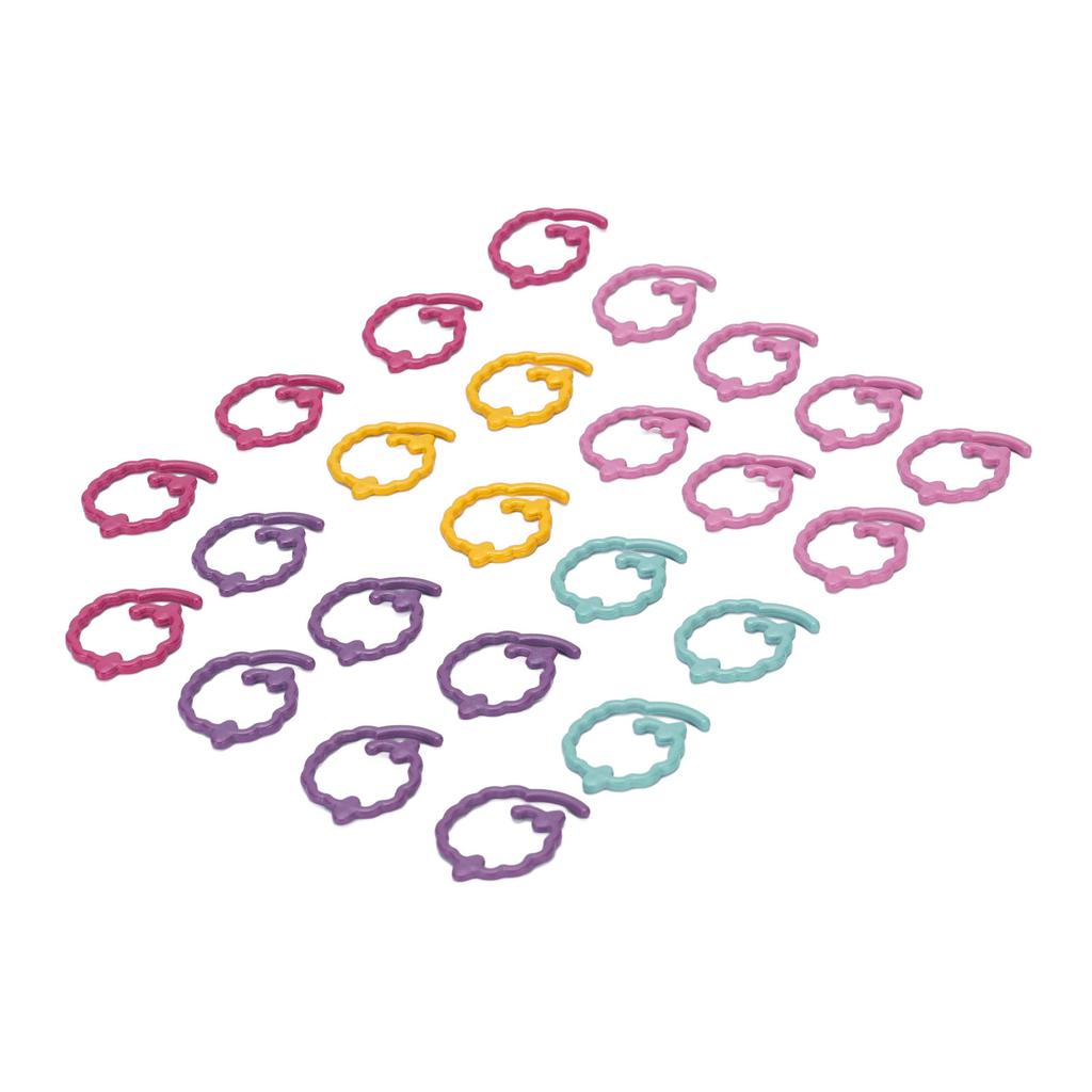 24Pcs Knitting Stitch   s Zinc Alloy Spiral Sheep Patt n Knitting   s for Fabric Crafts