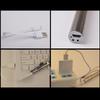 Pen Light Flashlight with USB Cable Rechargeable Small Bright Penlight Mini LED Pen Flashlight Pocket Flashlight Outdoor