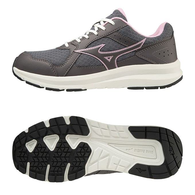 

Mizuno Wave Freeride SW Walking Shoes, Wide, Lightweight, Casual, Gray, Size 22.5 cm, 4E